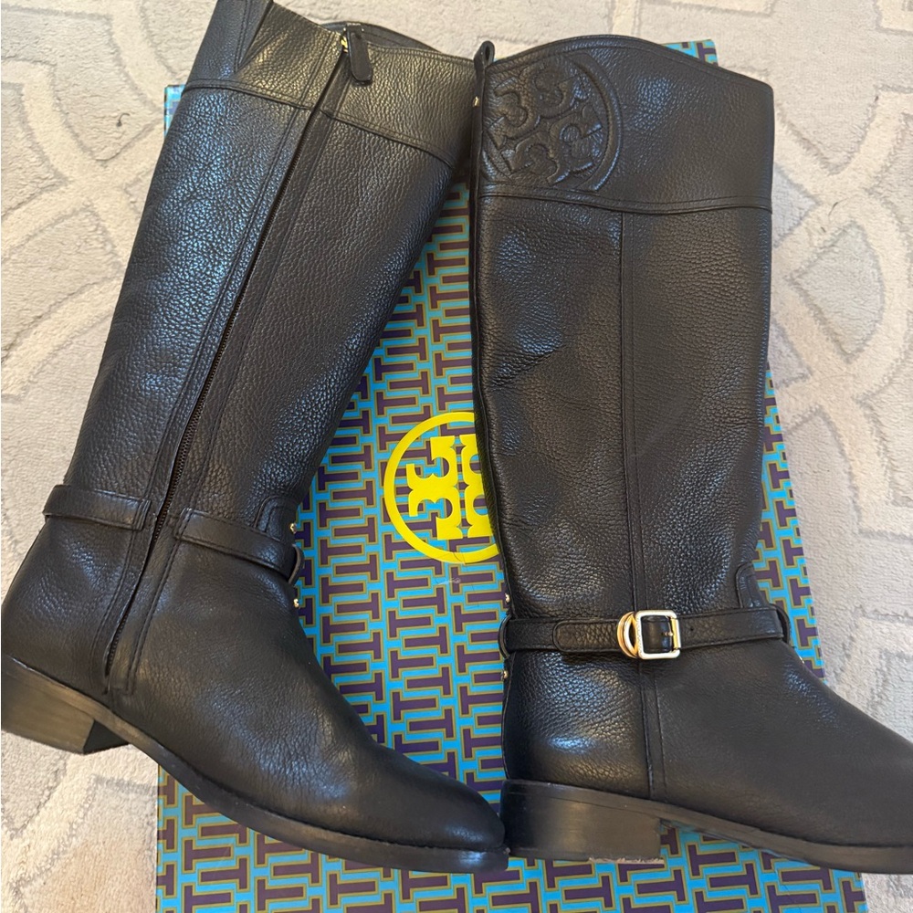 Tory Burch Marlene Riding Boot - Black